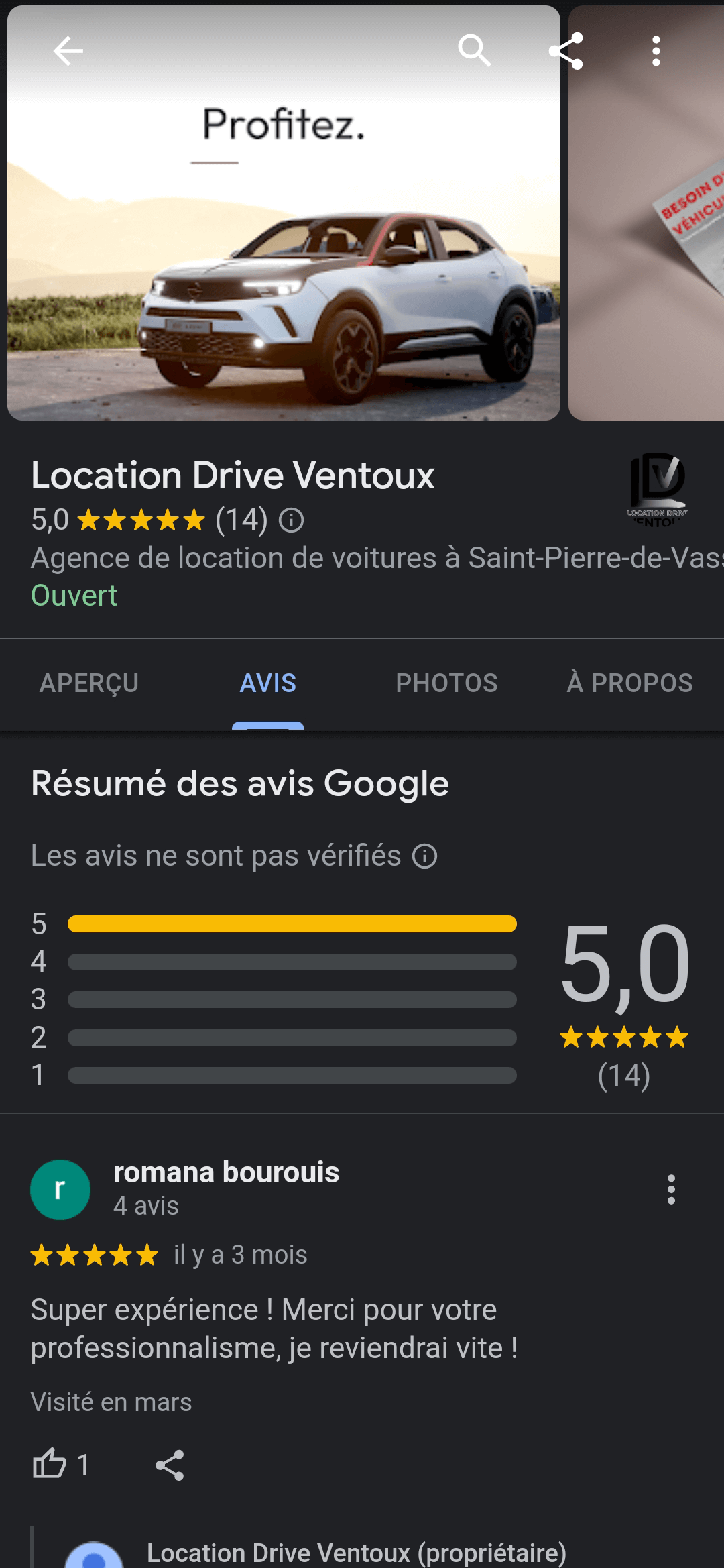 Avis Google LDV